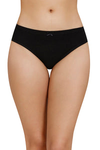 Inner Elastic Solid Mid Rise Bikini Panty (Pack of 3) thumbnail 2