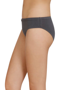Inner Elastic Solid Mid Rise Bikini Panty (Pack of 3) thumbnail 3