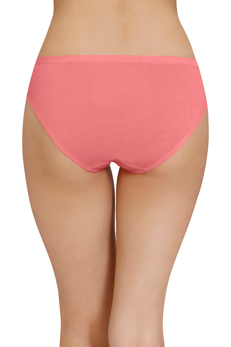 Inner Elastic Solid Mid Rise Bikini Panty (Pack of 3) - Image 6 of 8