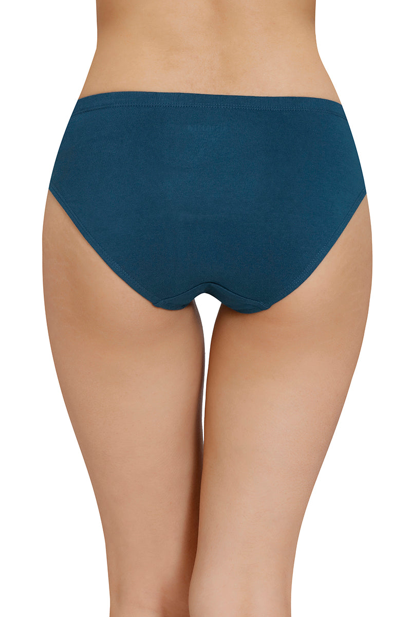 Inner Elastic Solid Mid Rise Bikini Panty (Pack of 3) - Image 8 of 8