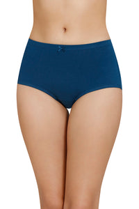 Inner Elastic Solid High Rise Full Briefs Panty (Pack of 3) thumbnail 7