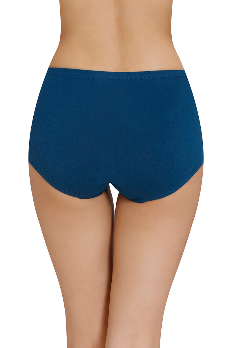 Inner Elastic Solid High Rise Full Briefs Panty (Pack of 3) - Image 8 of 8