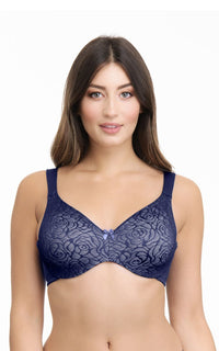 Ultimo Perfect Profile Non-Padded Wired Minimizer Bra - Inky Blue - color option