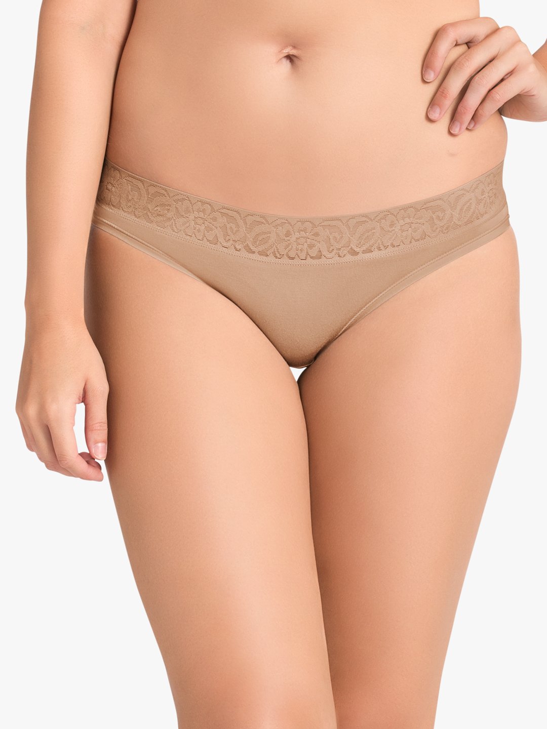 Ultimo Bikini with Lace Trim Panty Pack (Pack of 3) - Blk-Winetstng-Sndl