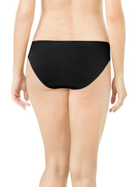 Satin Edge Bikini Panty - Black thumbnail 2