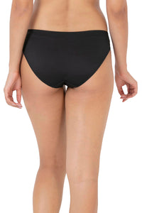 Satin Edge Bikini Panty - Black thumbnail 3