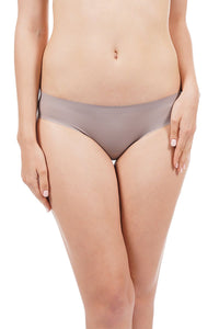 Silicone Flock Bikini Panty - Grey - color option