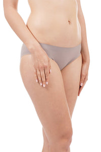 Silicone Flock Bikini Panty - Grey thumbnail 2