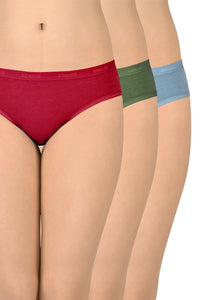 Solid Low Rise Bikini (Pack of 3) thumbnail 1