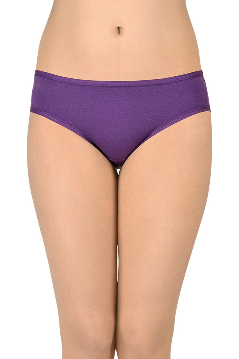 Solid Low Rise Bikini (Pack of 3)