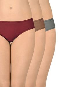 Solid Low Rise Bikini (Pack of 3) thumbnail 1