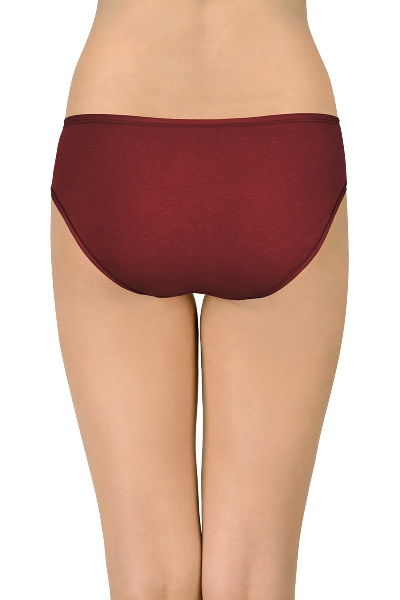 Solid Low Rise Bikini (Pack of 3)