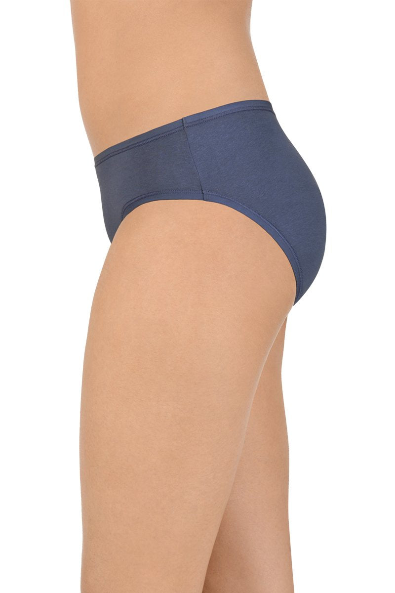 Solid Low Rise Bikini (Pack of 3)