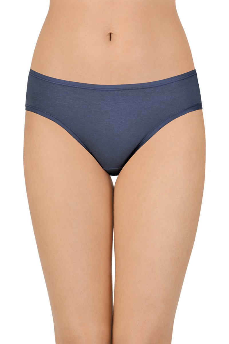 Solid Low Rise Bikini (Pack of 3)