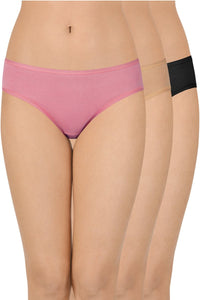 Solid Low Rise Bikini (Pack of 3) thumbnail 1