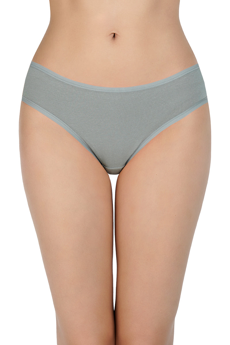 Solid Low Rise Bikini (Pack of 3)