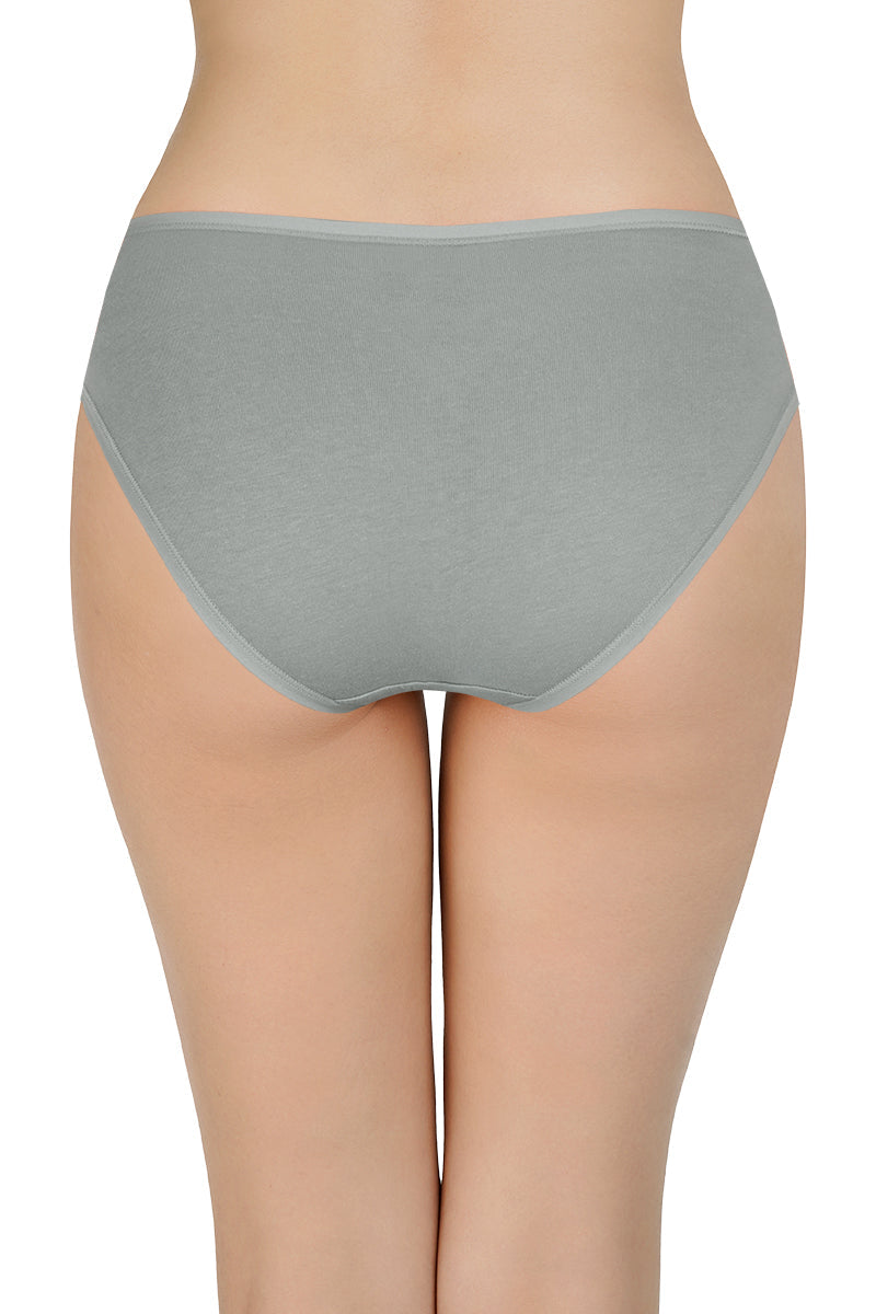Solid Low Rise Bikini (Pack of 3)