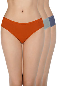 Solid Low Rise Bikini (Pack of 3) thumbnail 1