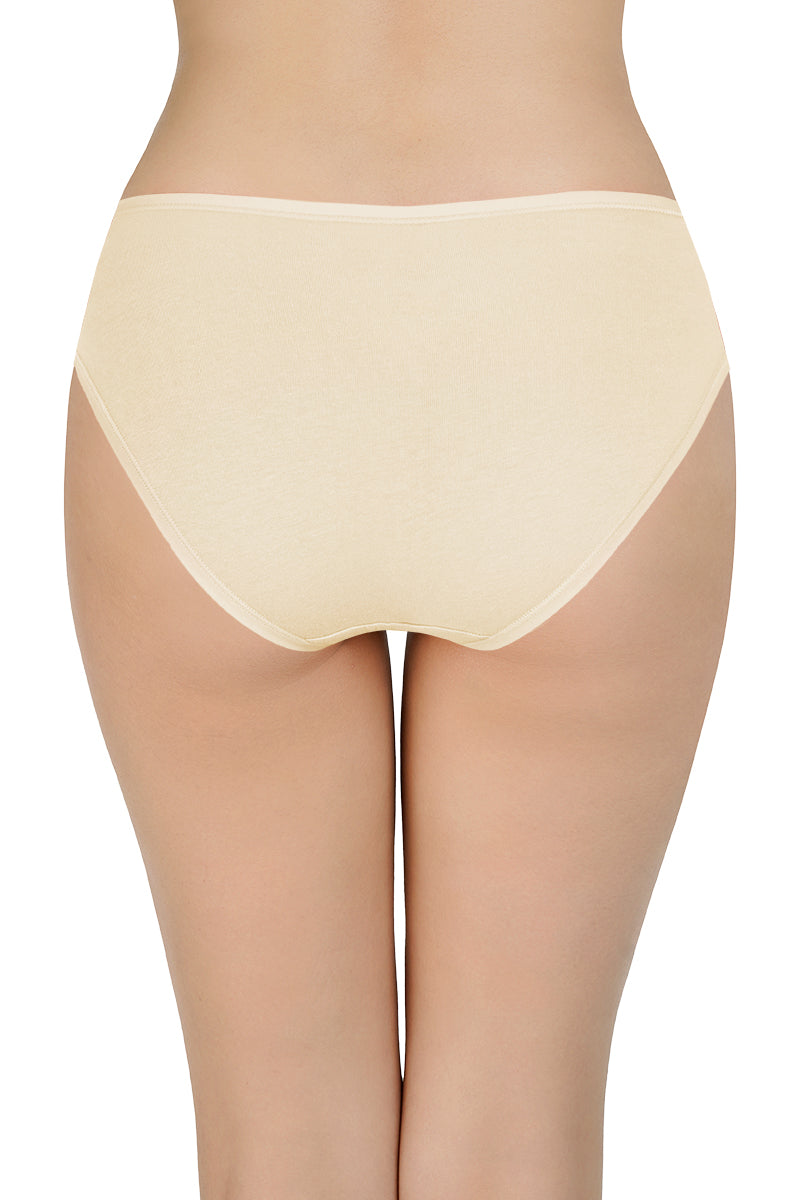 Solid Low Rise Bikini (Pack of 3)