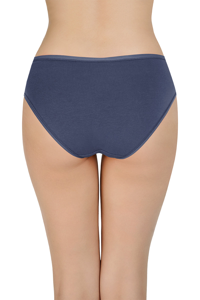 Solid Mid Rise Bikini Panty (Pack of 3) - Image 8 of 10