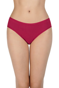 Solid Mid Rise Bikini Panty (Pack of 3) thumbnail 2