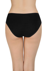 Solid Mid Rise Bikini Panty (Pack of 3) thumbnail 10