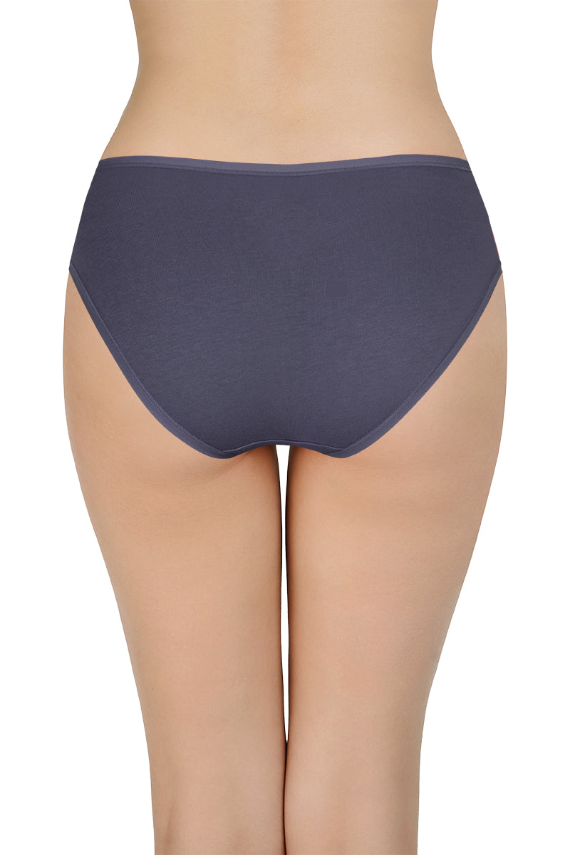 Solid Low Rise Bikini Panties (Pack of 3)