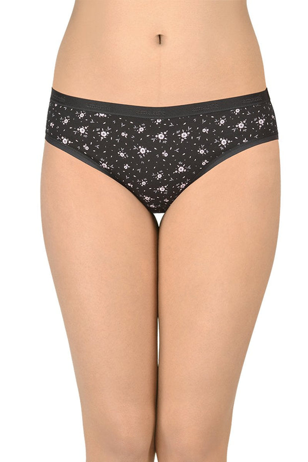 Printed Low Rise Bikini (Pack of 3)