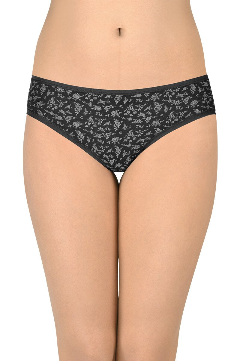 Printed Low Rise Bikini (Pack of 3)