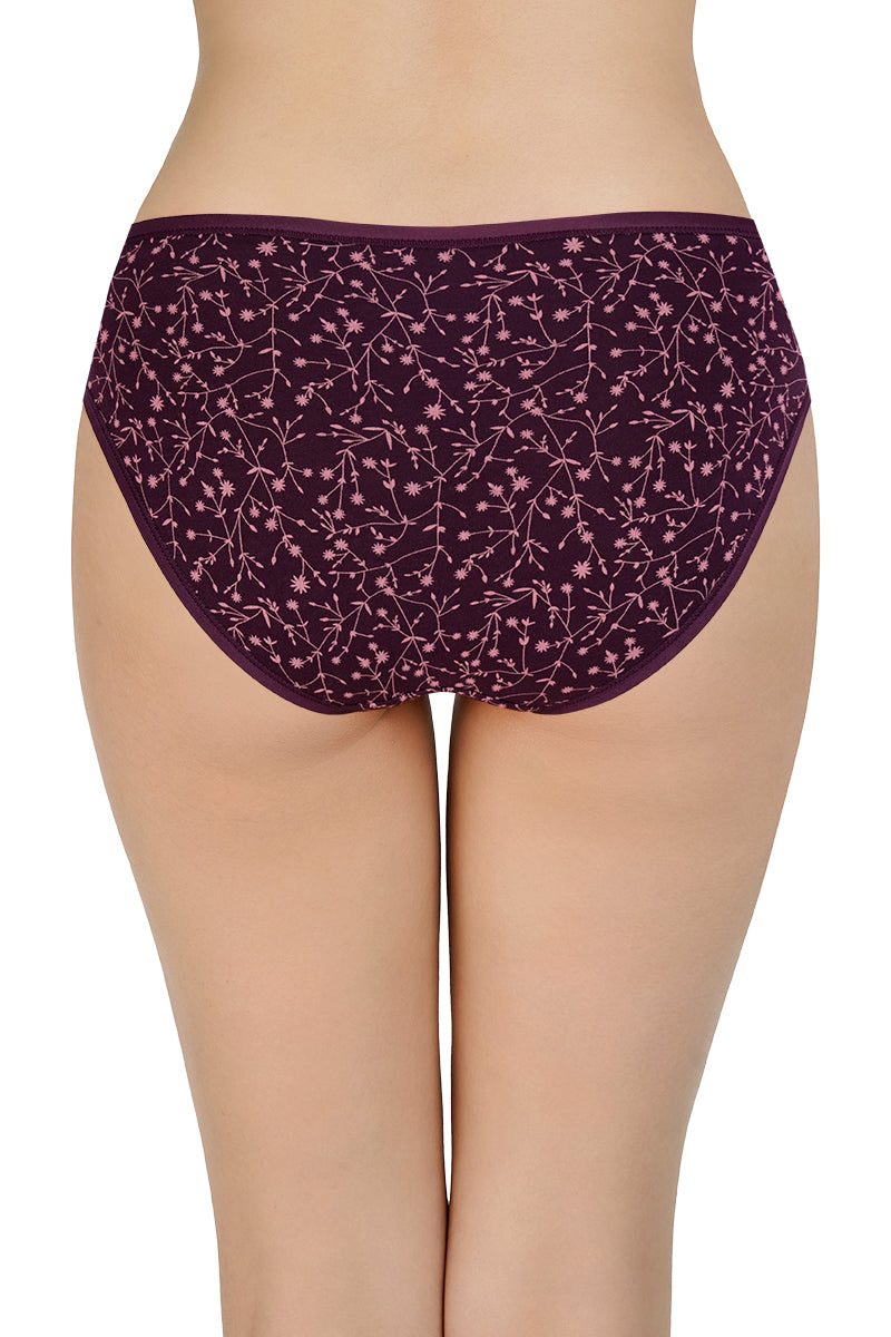 Printed Low Rise Bikini (Pack of 3) - Image 4 of 10