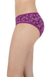 Printed Mid Rise Bikini Panty (Pack of 3)