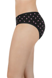 Printed Mid Rise Bikini Panty (Pack of 3)