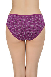 Printed Mid Rise Bikini Panty (Pack of 3)