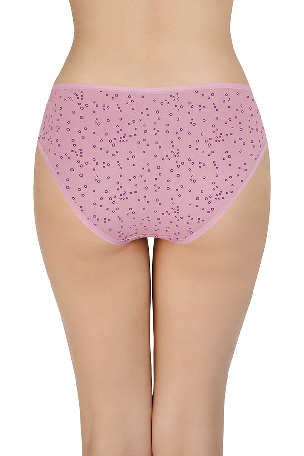 Printed Mid Rise Bikini Panty (Pack of 3)