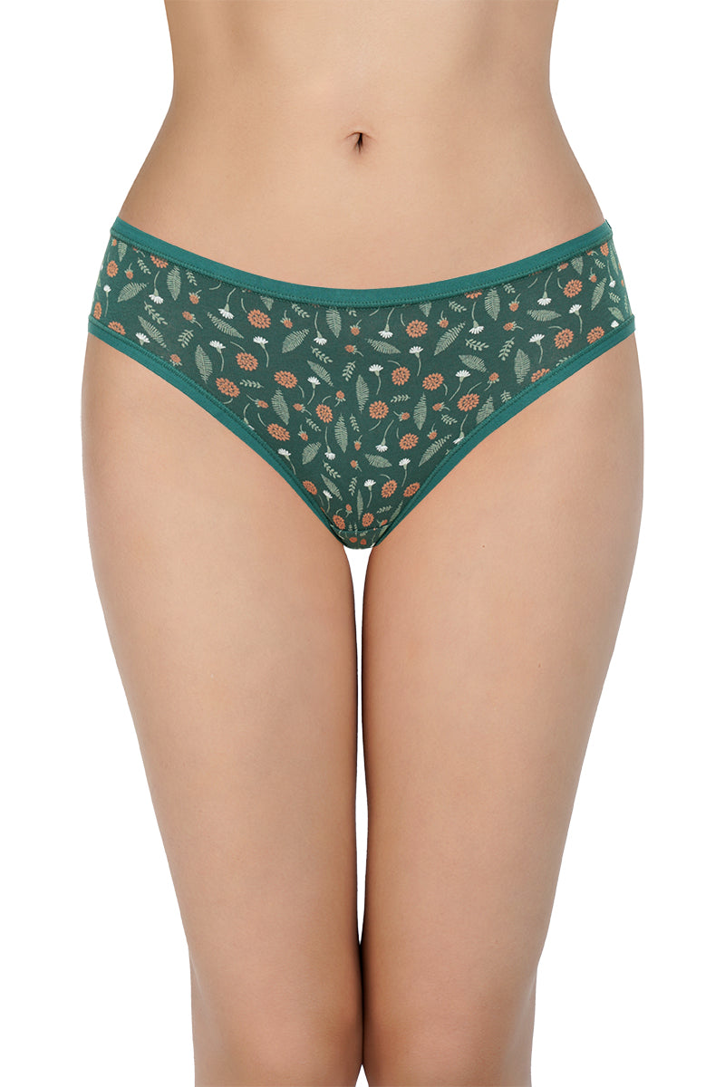 Printed Mid Rise Bikini Panty (Pack of 3) - Image 3 of 10