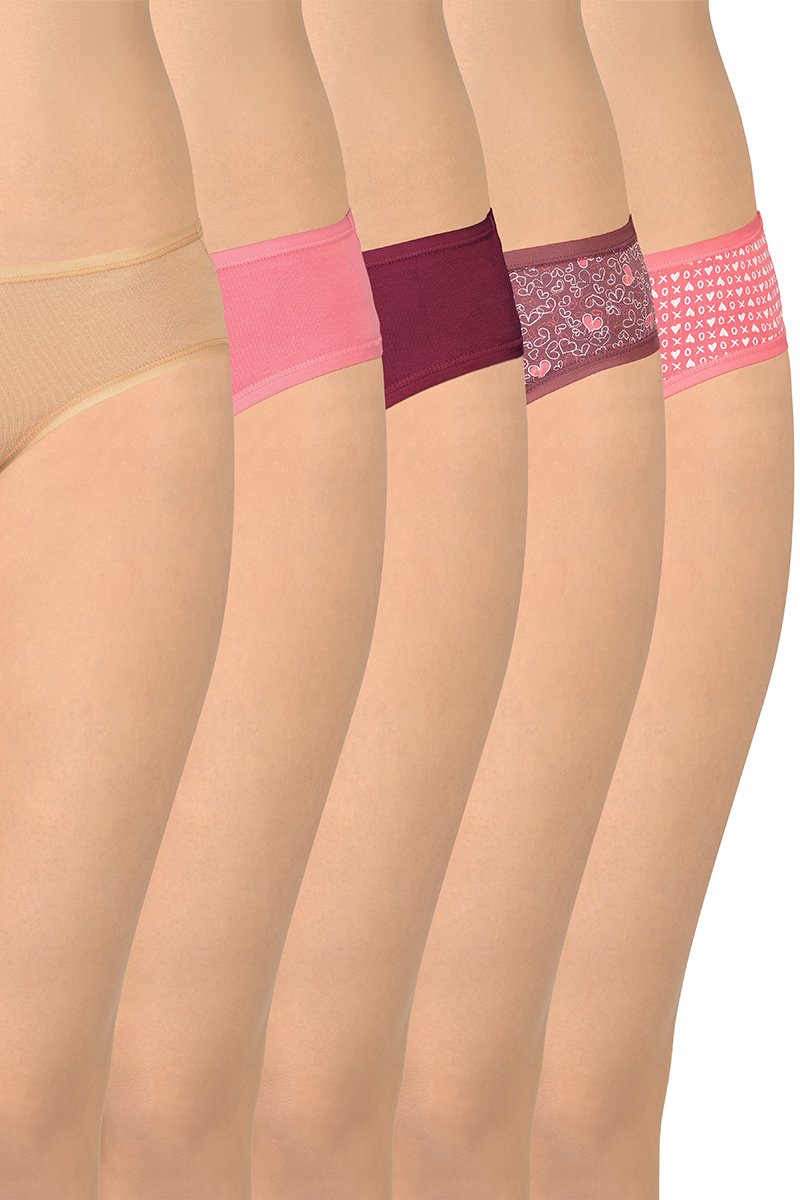 Assorted Mid Rise Bikini (Pack of 5) - Image 1 of 4