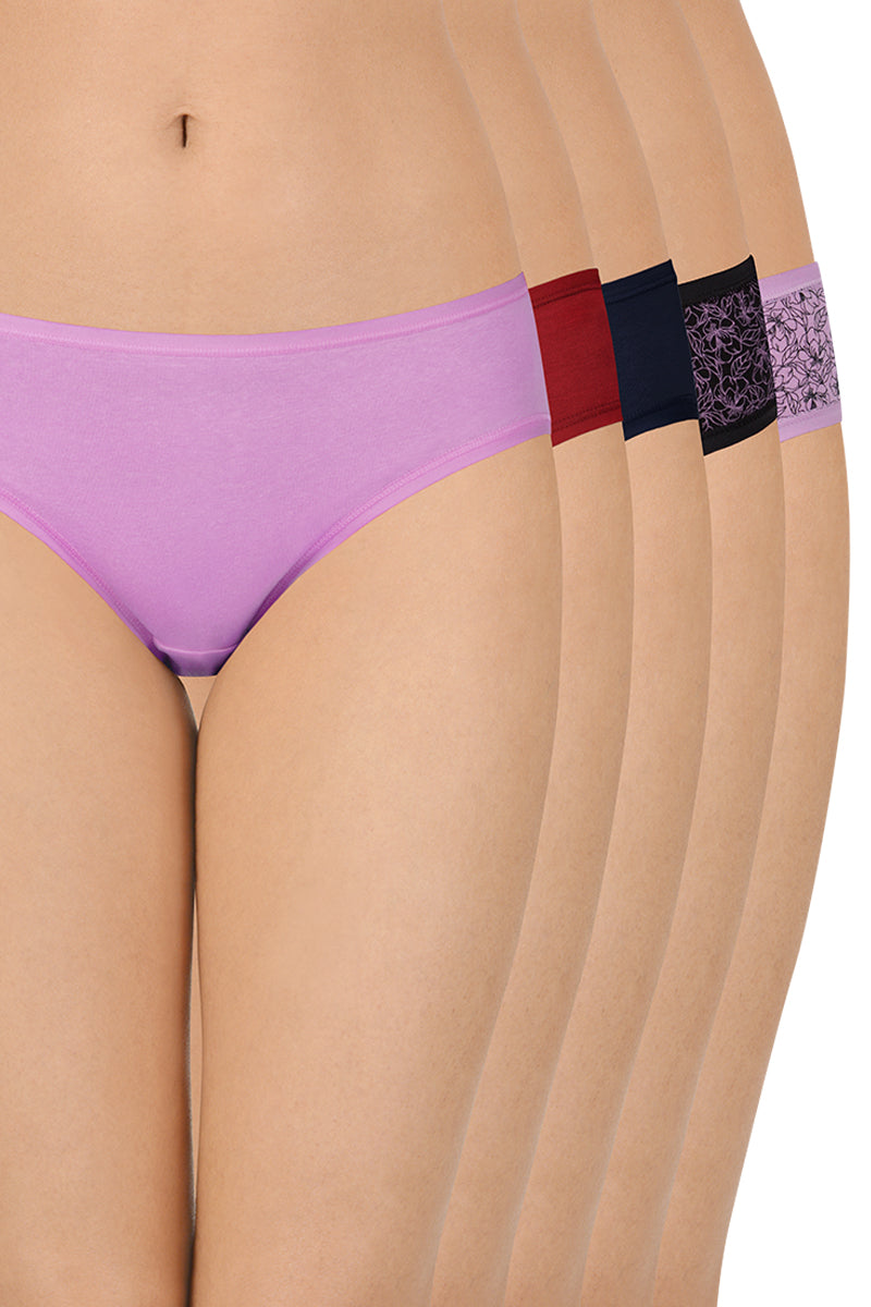 Assorted Low Rise Bikini (Pack of 5) - Image 1 of 8