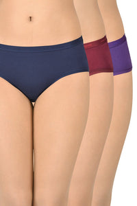 Solid Low Rise Hipster (Pack of 3) - color option