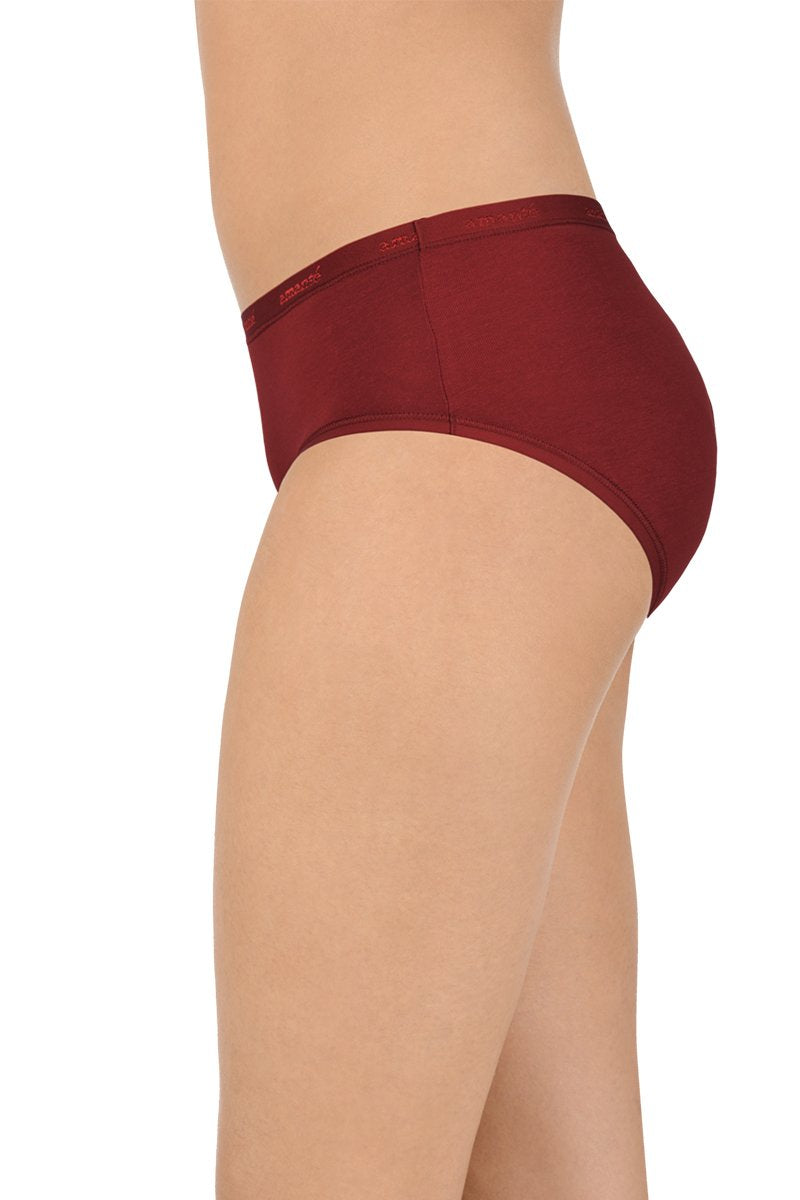 Solid Low Rise Hipster (Pack of 3)