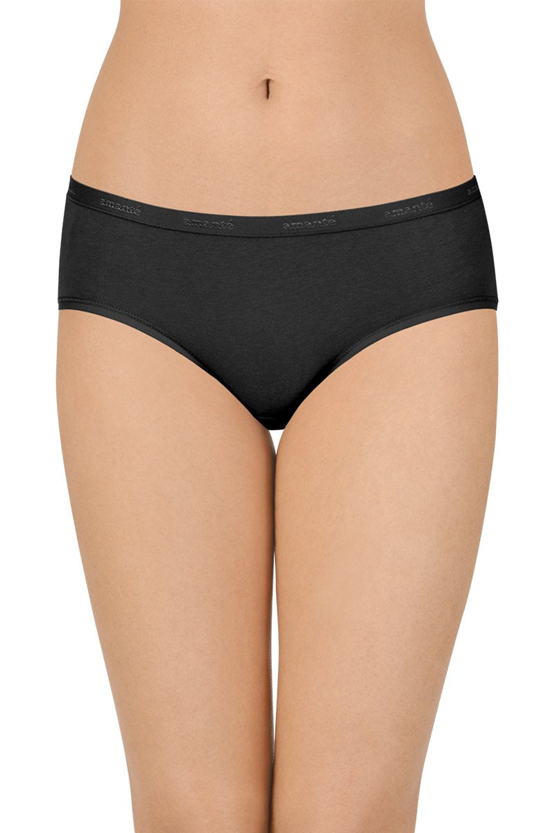 Solid Low Rise Hipster (Pack of 3)