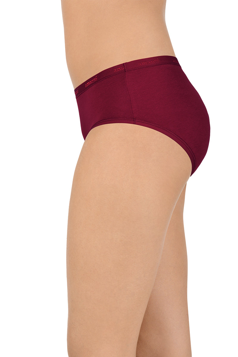 Solid Low Rise Hipster (Pack of 3)