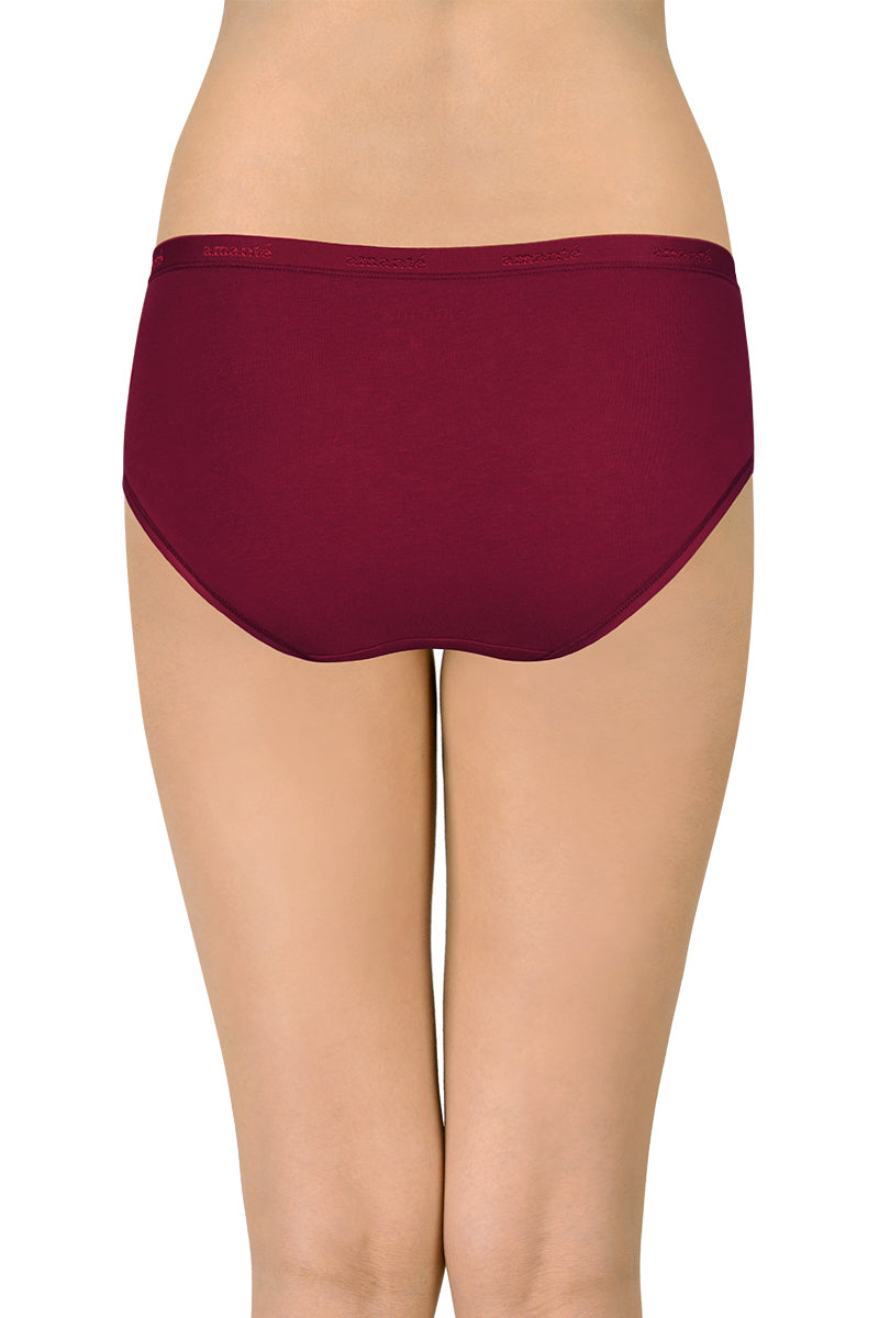 Solid Low Rise Hipster (Pack of 3)