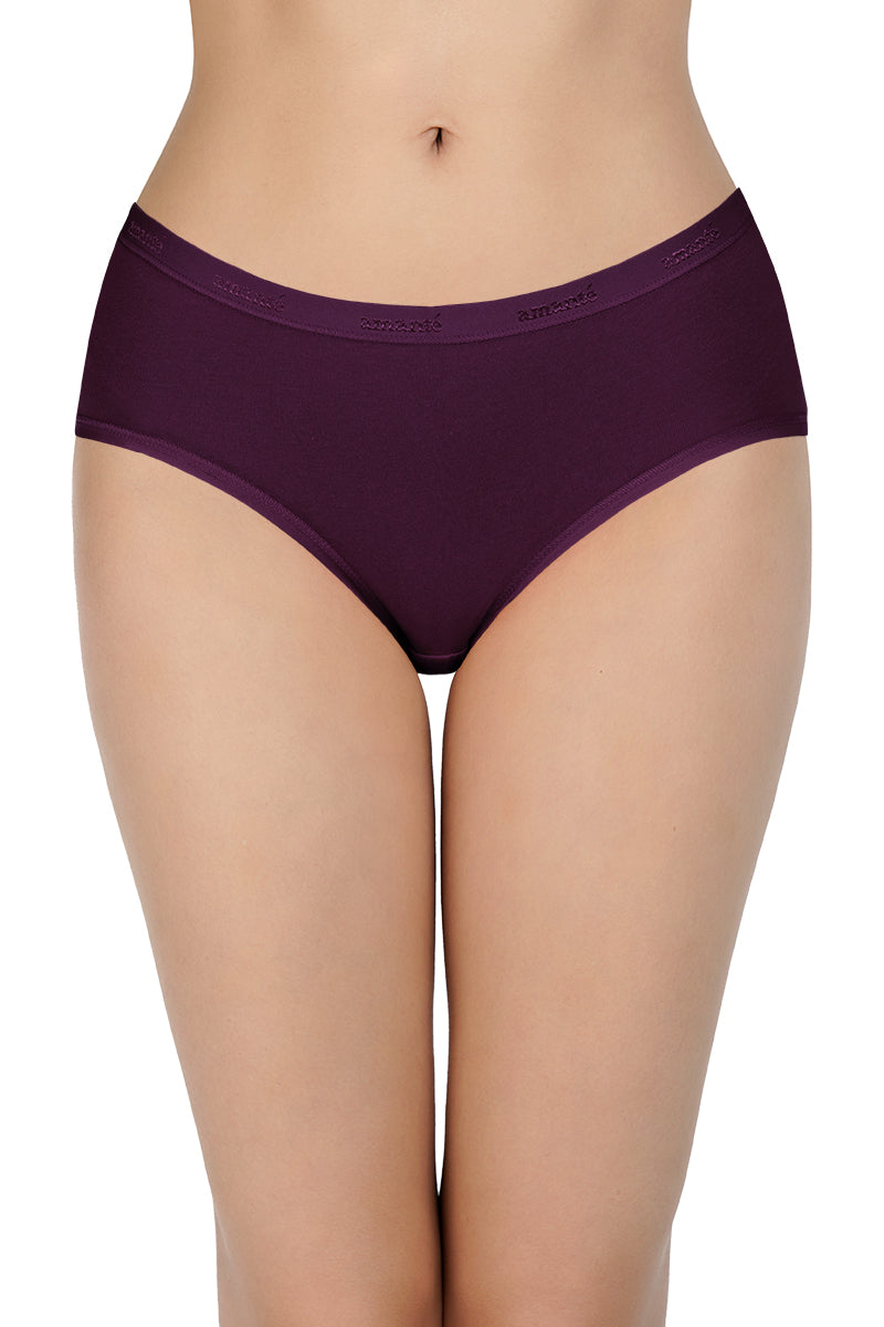 Solid Low Rise Hipster (Pack of 3) - Image 2 of 10