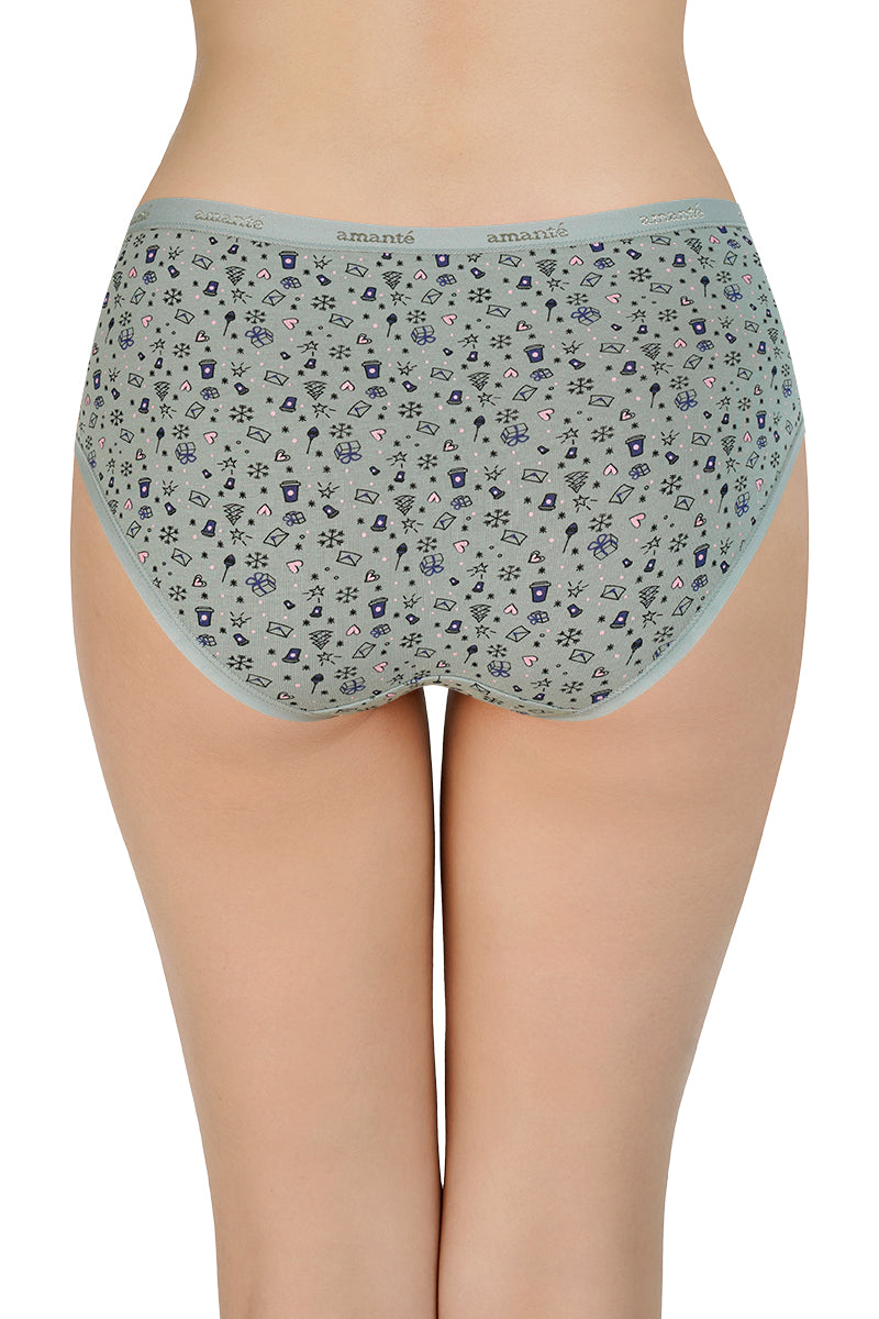 Printed Low Rise Hipster (Pack of 3) - Image 4 of 10