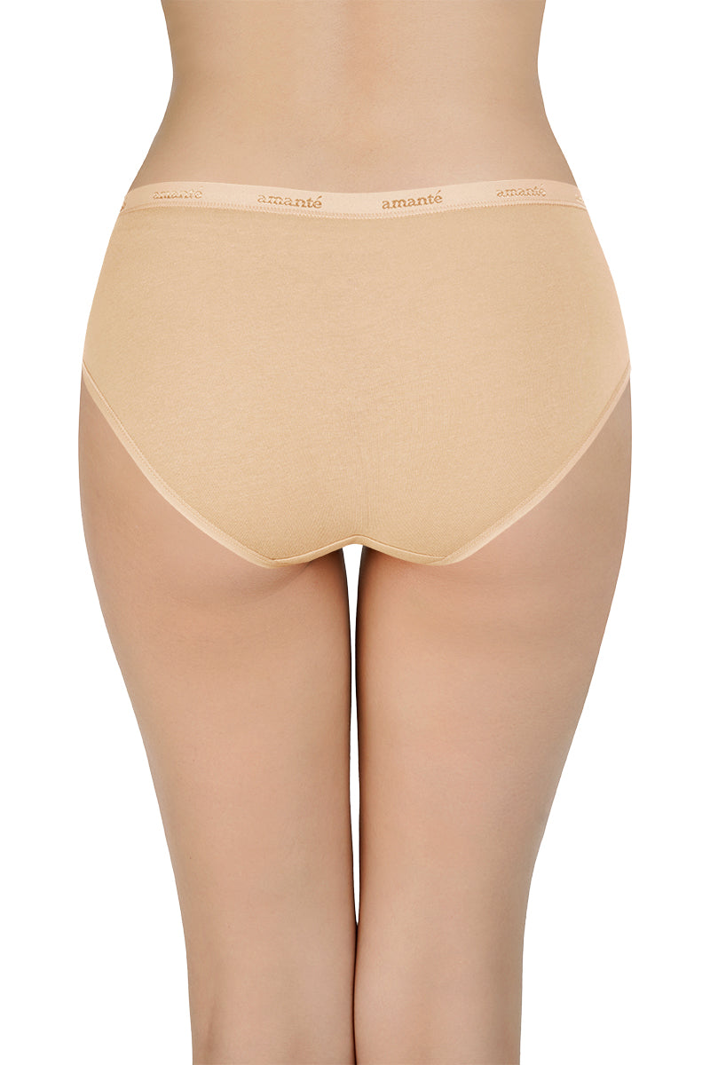 Solid Mid Rise Hipster Panty (Pack of 3) - Image 8 of 10