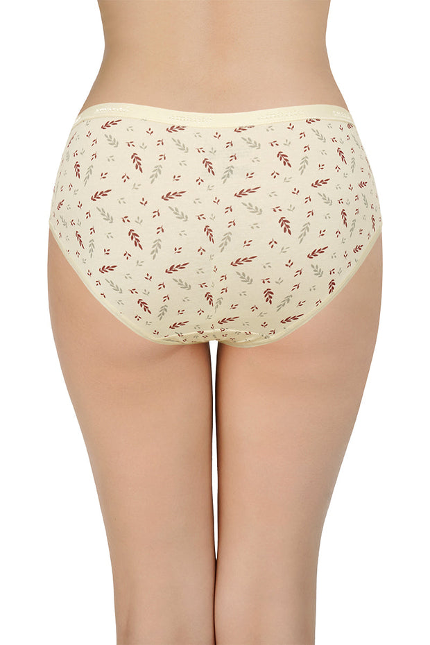 Printed Mid Rise Hipster Panty (Pack of 3)