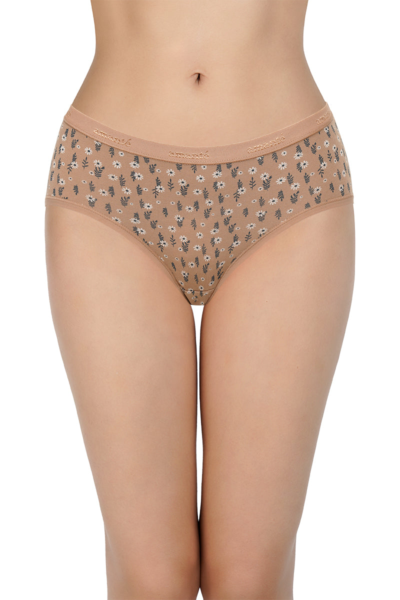 Printed Mid Rise Hipster Panty (Pack of 3) - Image 4 of 10