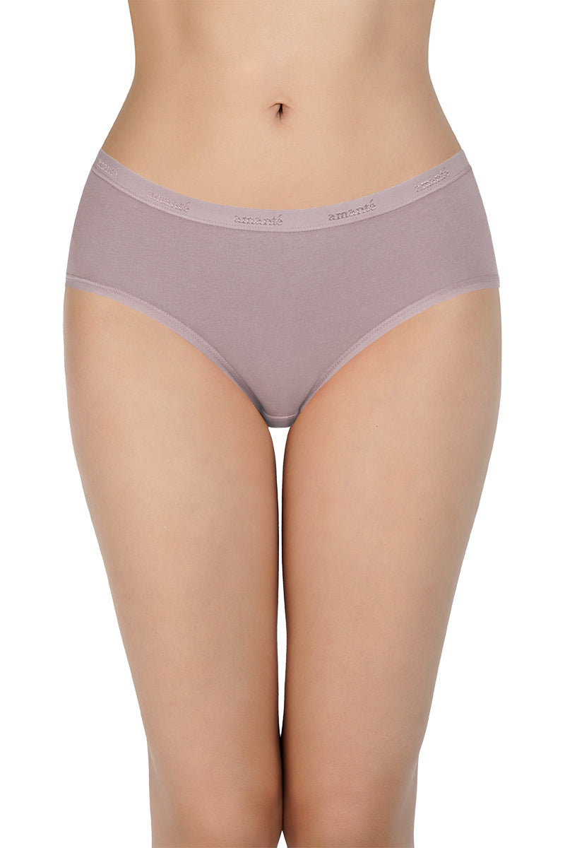 Solid Low Rise Hipster Panties (Pack of 3)
