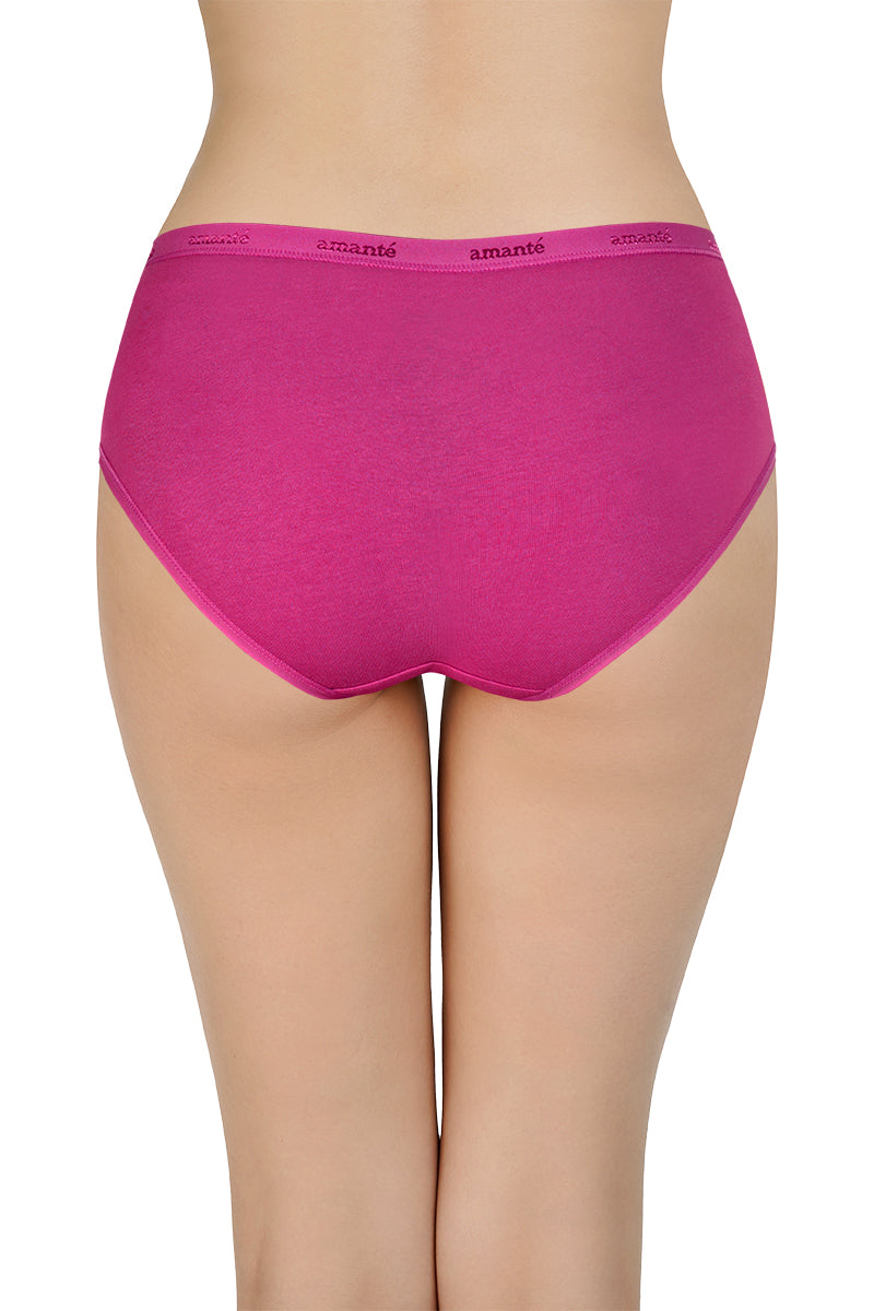 Solid Low Rise Hipster Panties (Pack of 3)