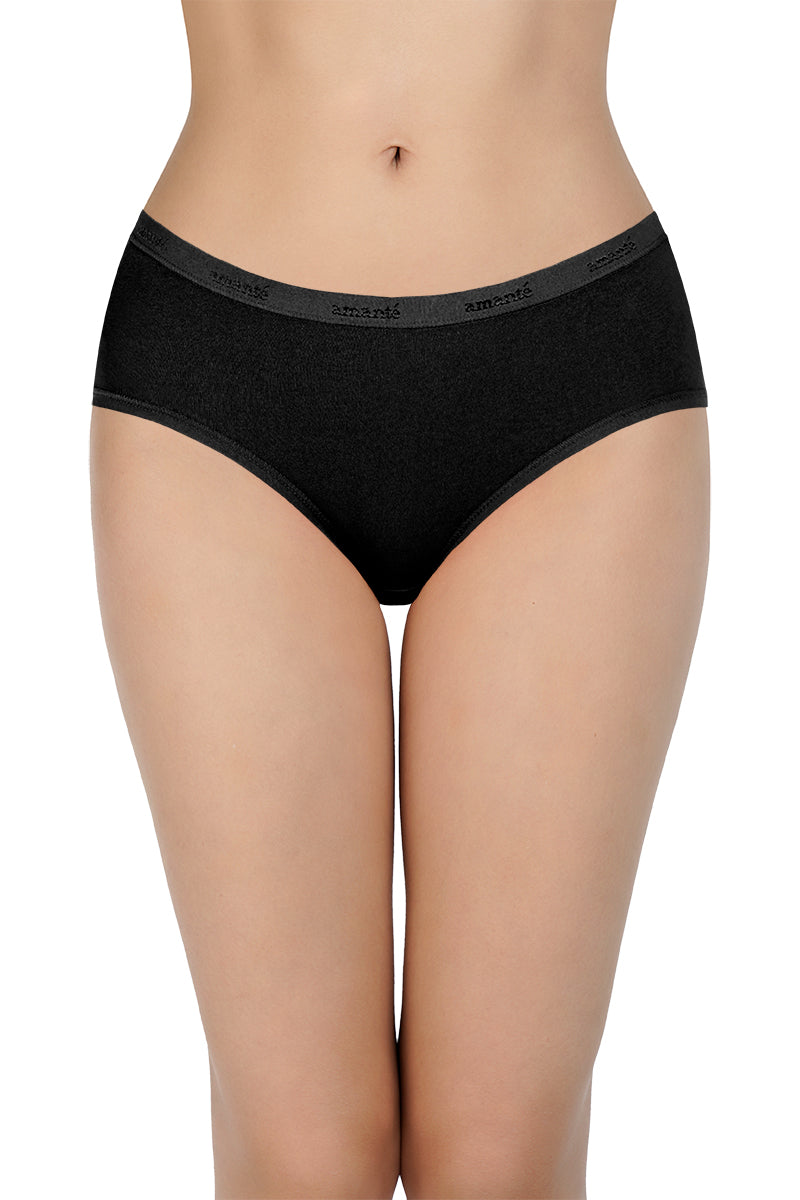 Solid Low Rise Hipster Panties (Pack of 3) - Image 4 of 7